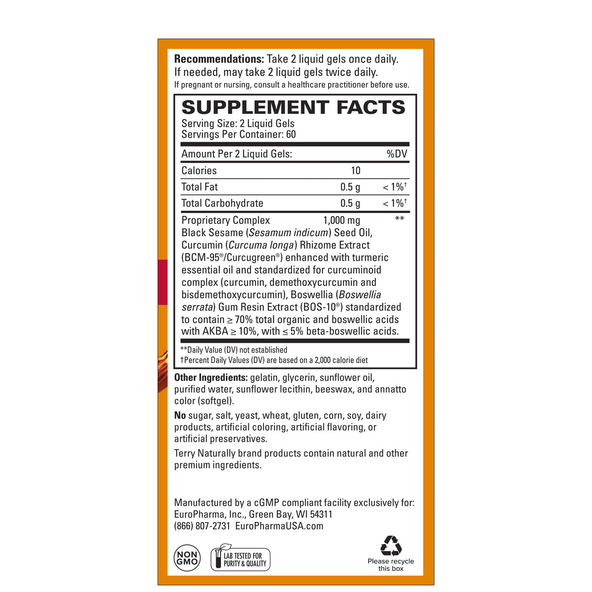 CuraMed Acute Pain 120ct