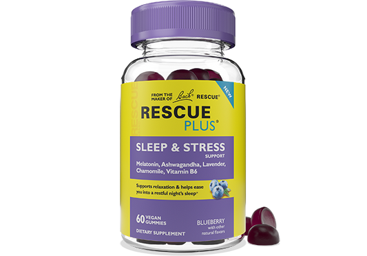 Rescue Plus Sleep & Stress Support 60 Vegan Gummies