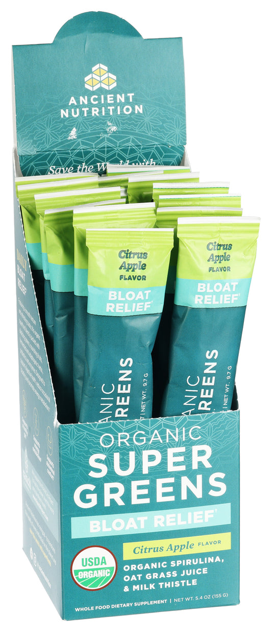 Ancient Nutrition Bloat Relief Apple Green Single