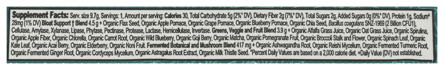Ancient Nutrition Bloat Relief Apple Green Single