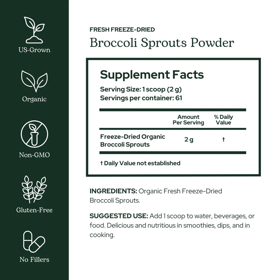 Eclectic Broccoli Sprouts Powder