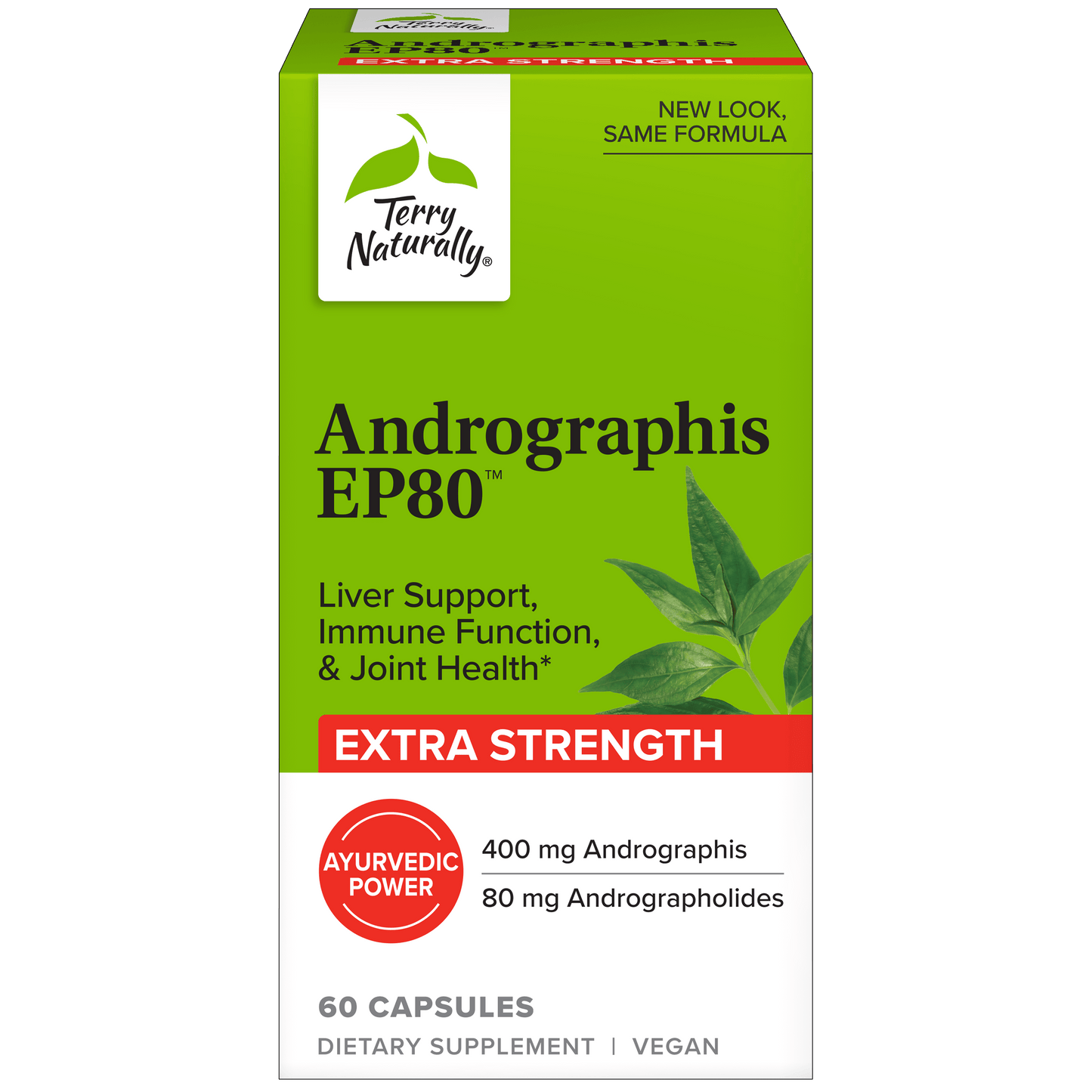 Terry Naturally Andrographis EP80 60 Capsules