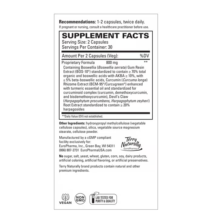 Terry Naturally Arthocin 60ct