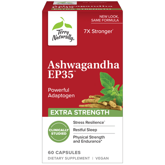 Terry Naturally Ashwagandha EP35 Extra Strength 60 Capsules