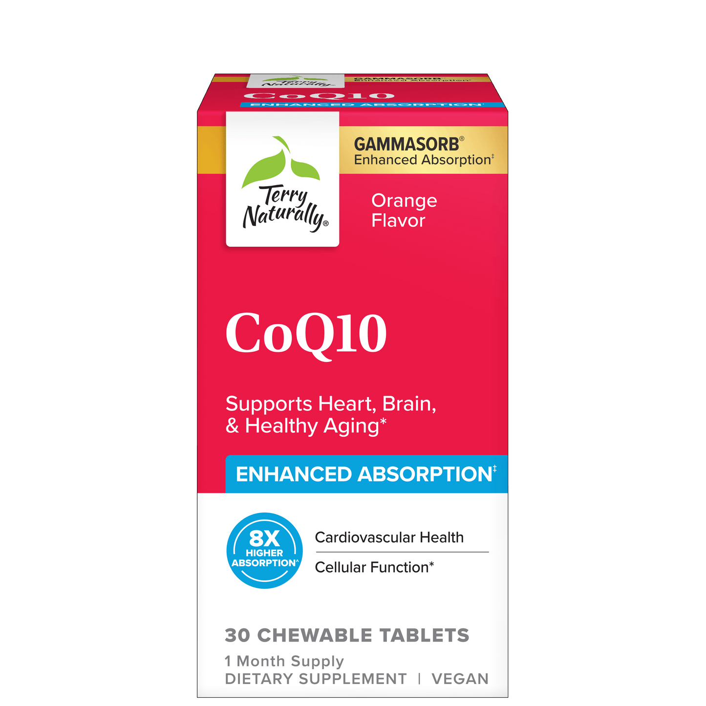 Terry Naturally CoQ10 30 Chewable Tablets
