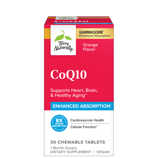 Terry Naturally CoQ10 30 Chewable Tablets