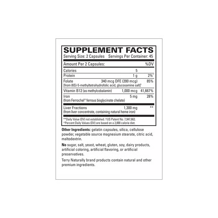 Terry Naturally Liver Fractions 90ct