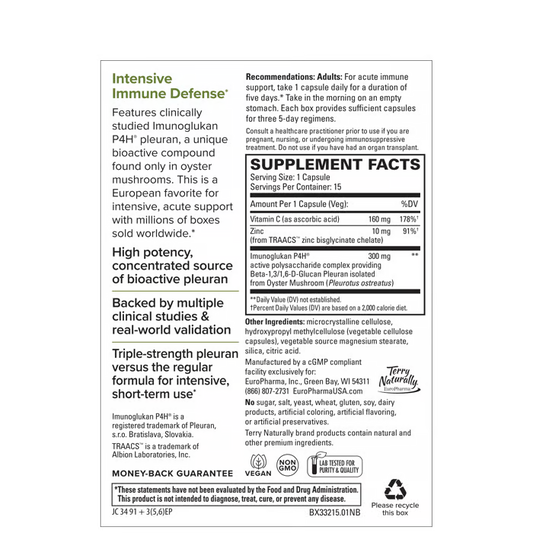 Terry Naturally PleuraMax Extra Strength 15ct