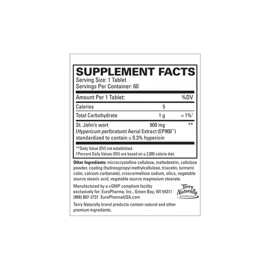 Terry Naturally St. Johns Wort 60ct