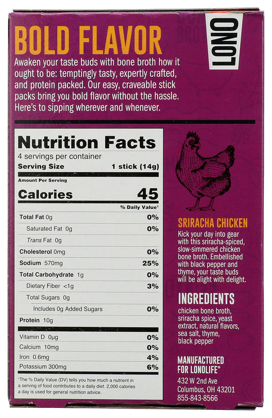 LNL Broth Sriracha Chicken