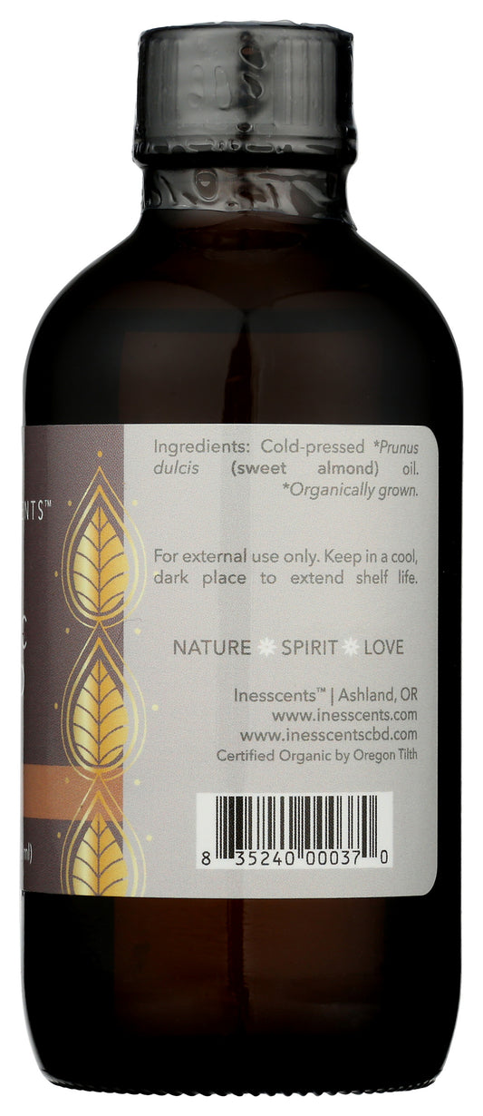 Inesscents Organic Almond Body Oil 4 fl oz