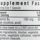 Bluebonnet Niacin 100 mg 90 Vegetable Capsules