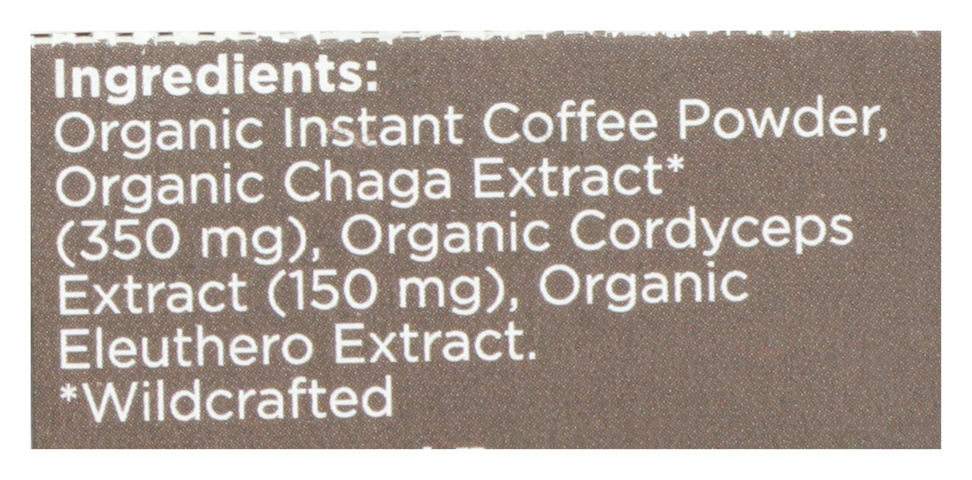 Four Sigmatic Instant Coffee Mix with Chaga and Cordyceps Mushrooms 0.09oz