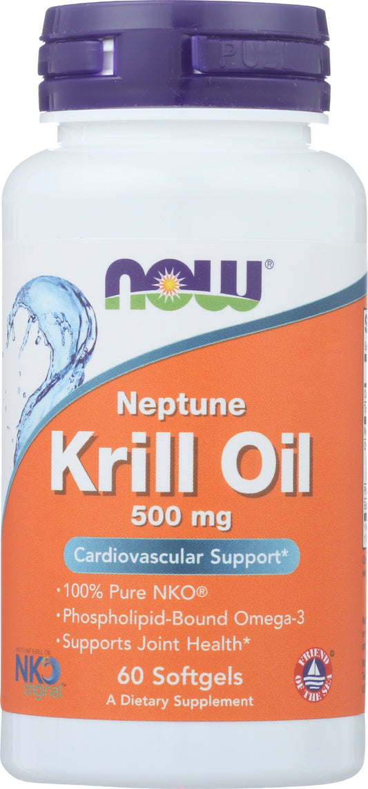 NOW Krill Oil 500 mg 60 Softgels
