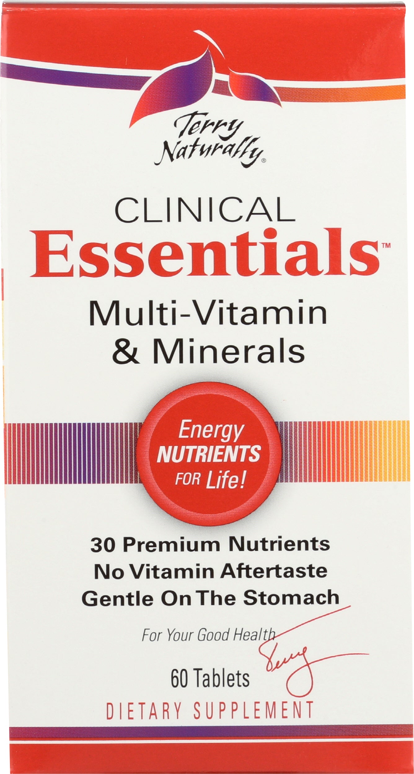 Terry Naturally Clinical Essentials Multi-Vitamin & Minerals 60 Tablets