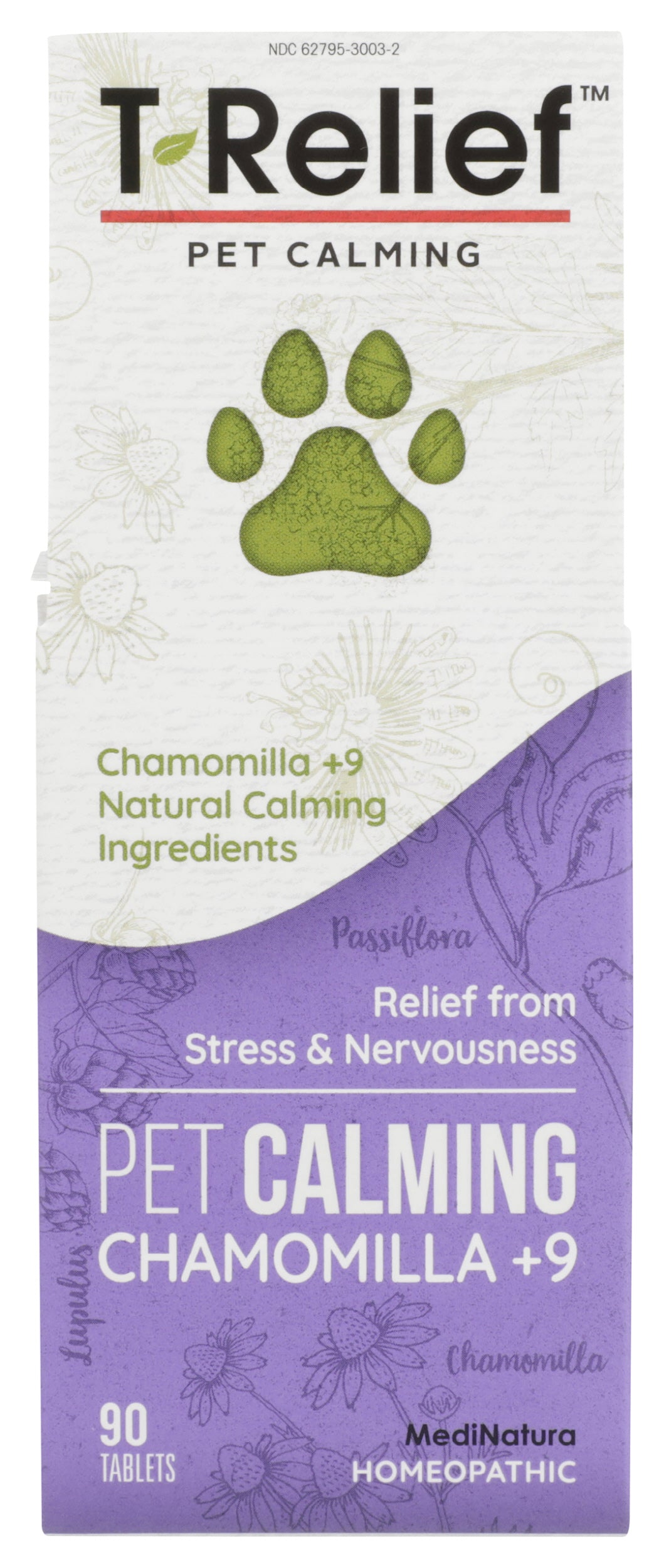 T-Relief Pet Calming Chamomilla +9 90 Tablets