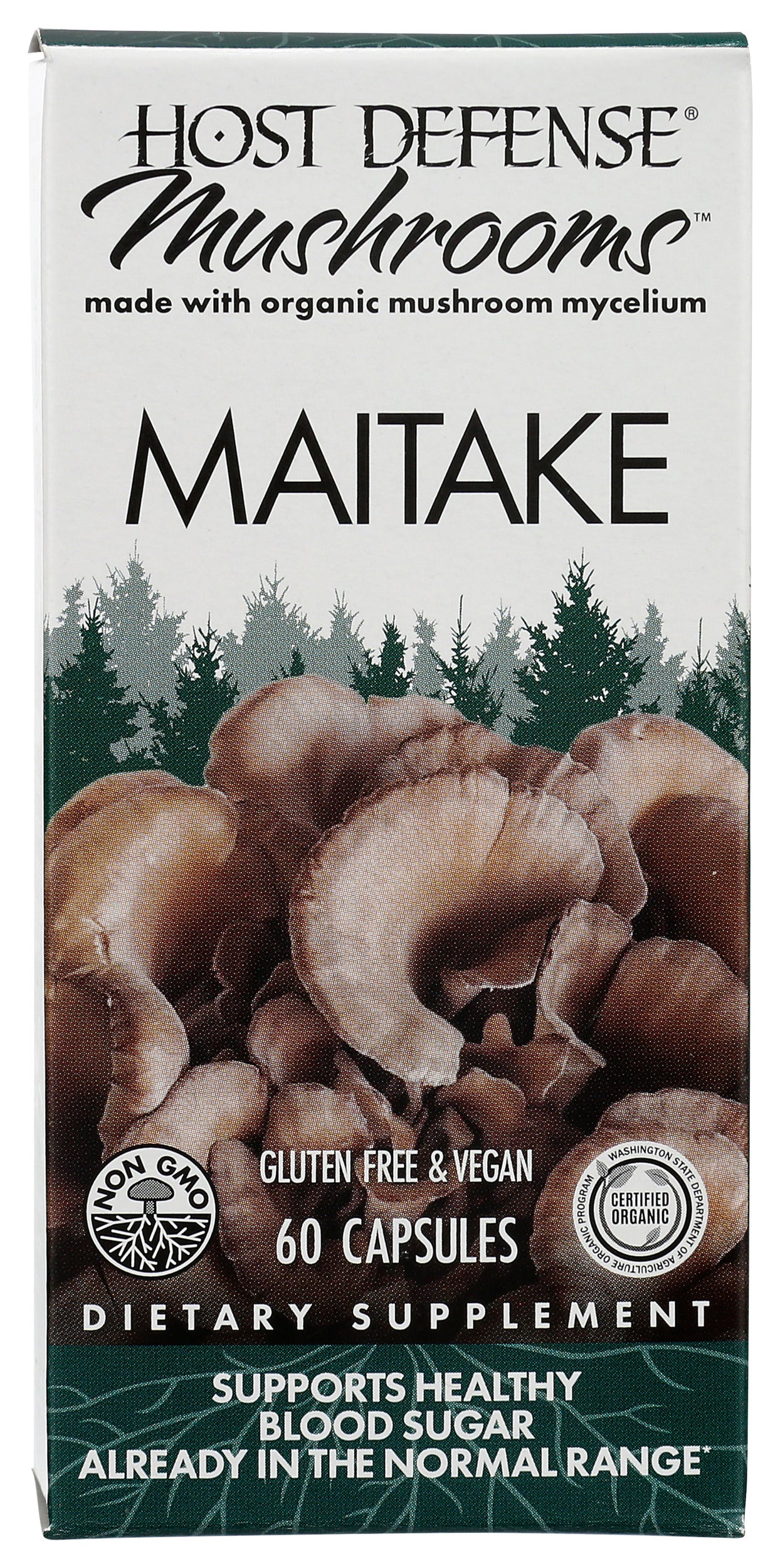 Host Defense Mushrooms Maitake 60 Capsules