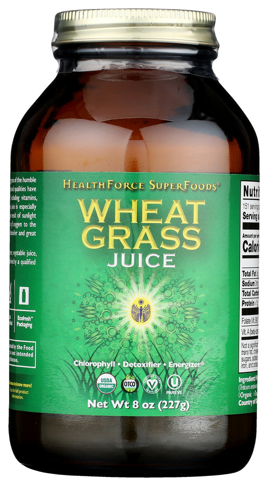 HealthForce SuperFoods Wheat Grass Juice 8 oz