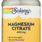 Solaray Magnesium Citrate 400mg 180 VegCaps
