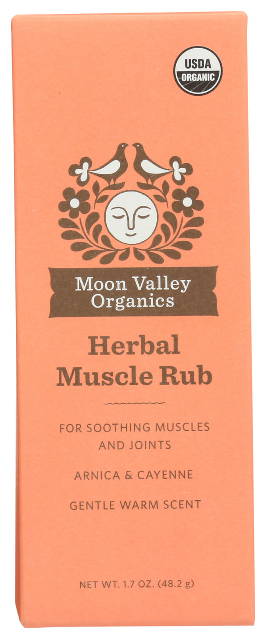 Moon Valley Organics Herbal Muscle Rub 1.7 oz