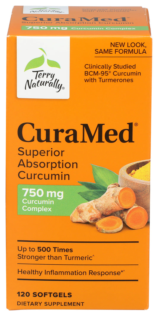 Terry Naturally CuraMed 750mg 120 Softgels