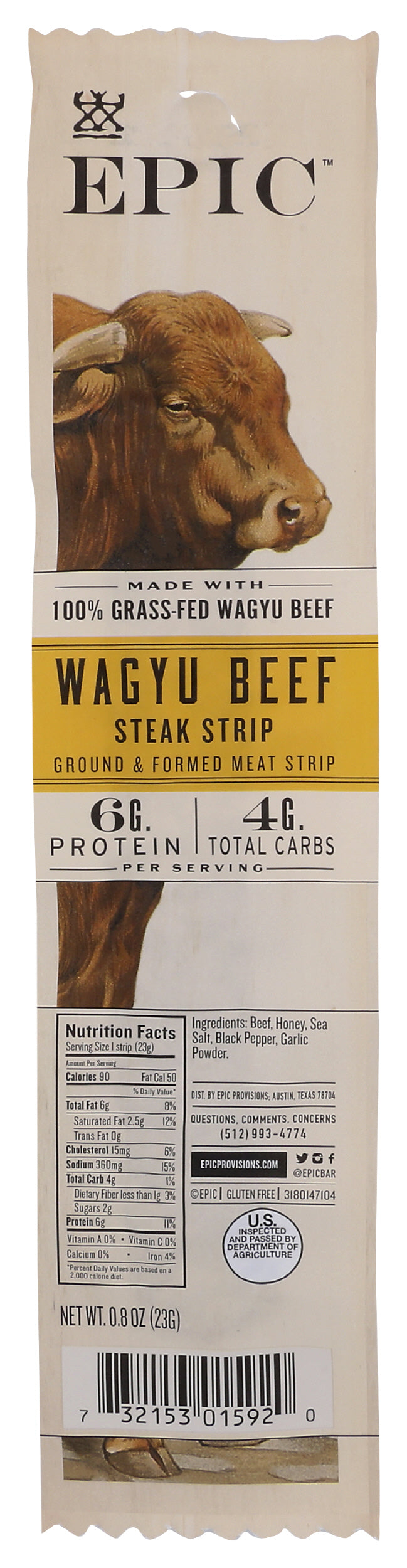 Epic Wagyu Beef Steak Strip 0.8 oz.