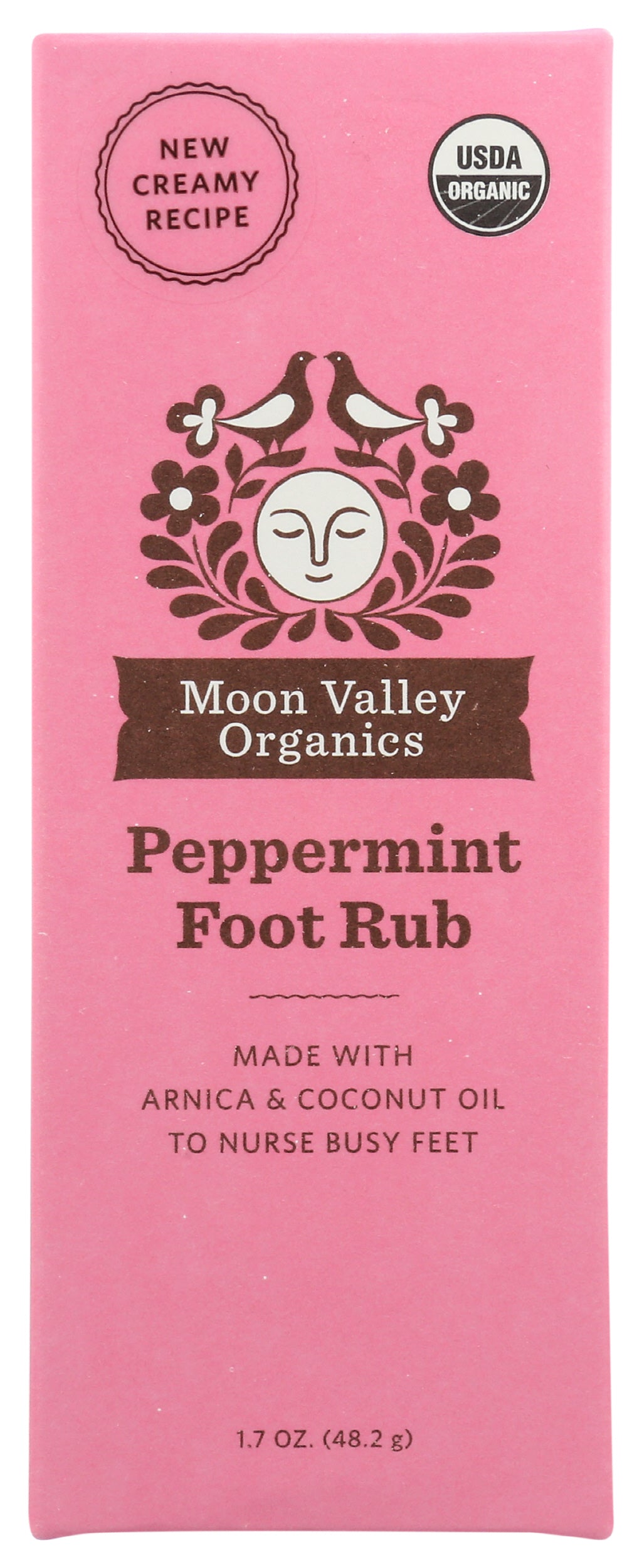 Moon Valley Organics Peppermint Foot Rub 1.7 oz