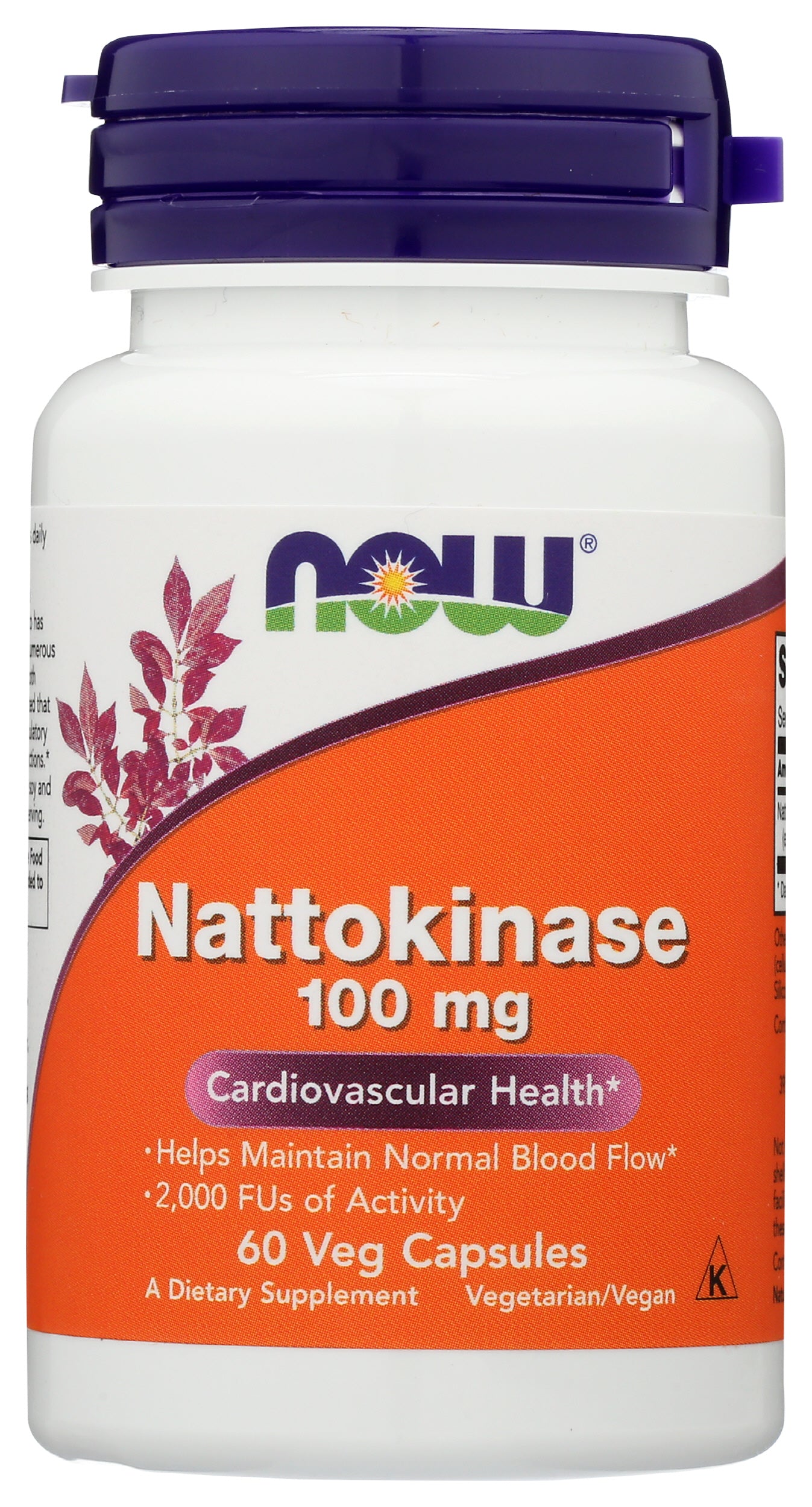 NOW Nattokinase 100 mg 60 Veg Capsules