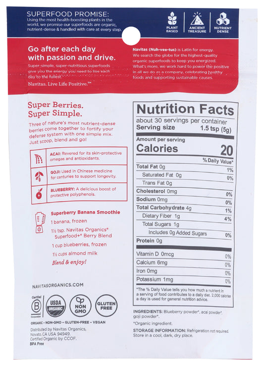 Navitas Superfood Berry Blend