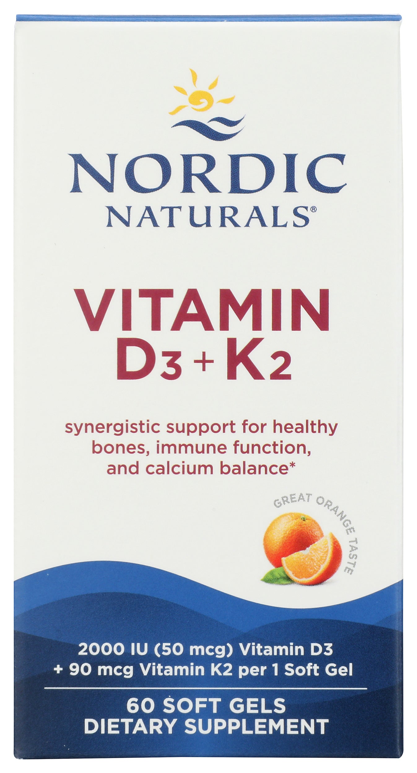 NN Nordic Vitamin D3/K2 60ct