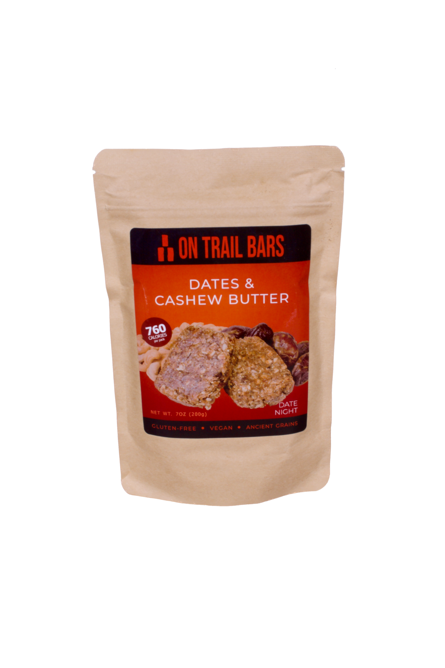 On Trail Bars Dates & Cashew Butter