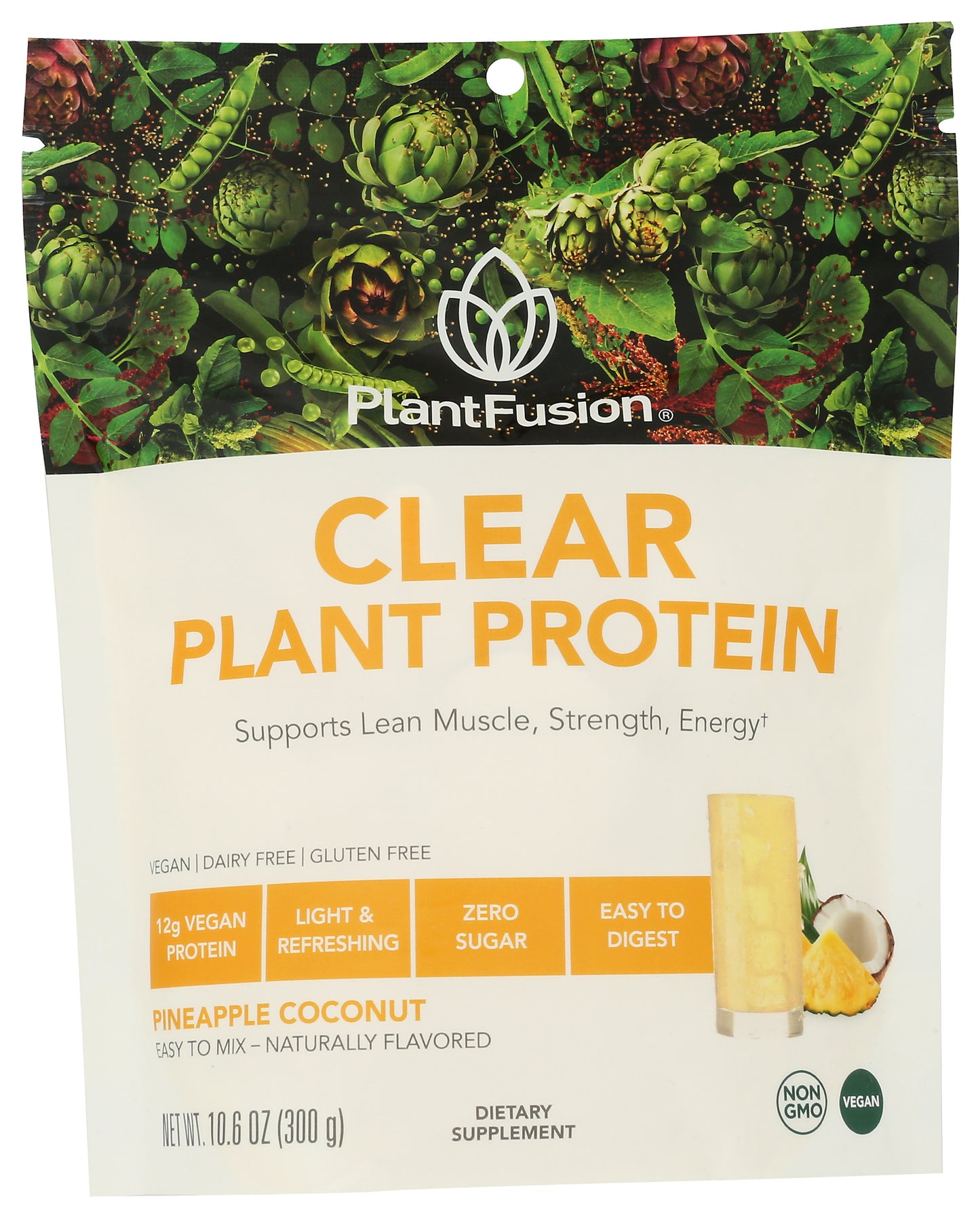 Plant Fusion Clear Protein Pineapple Coconut 10oz