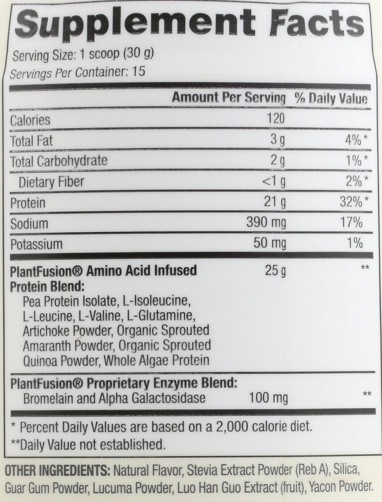 Plant Fusion Complete Protein Vanilla 1lb