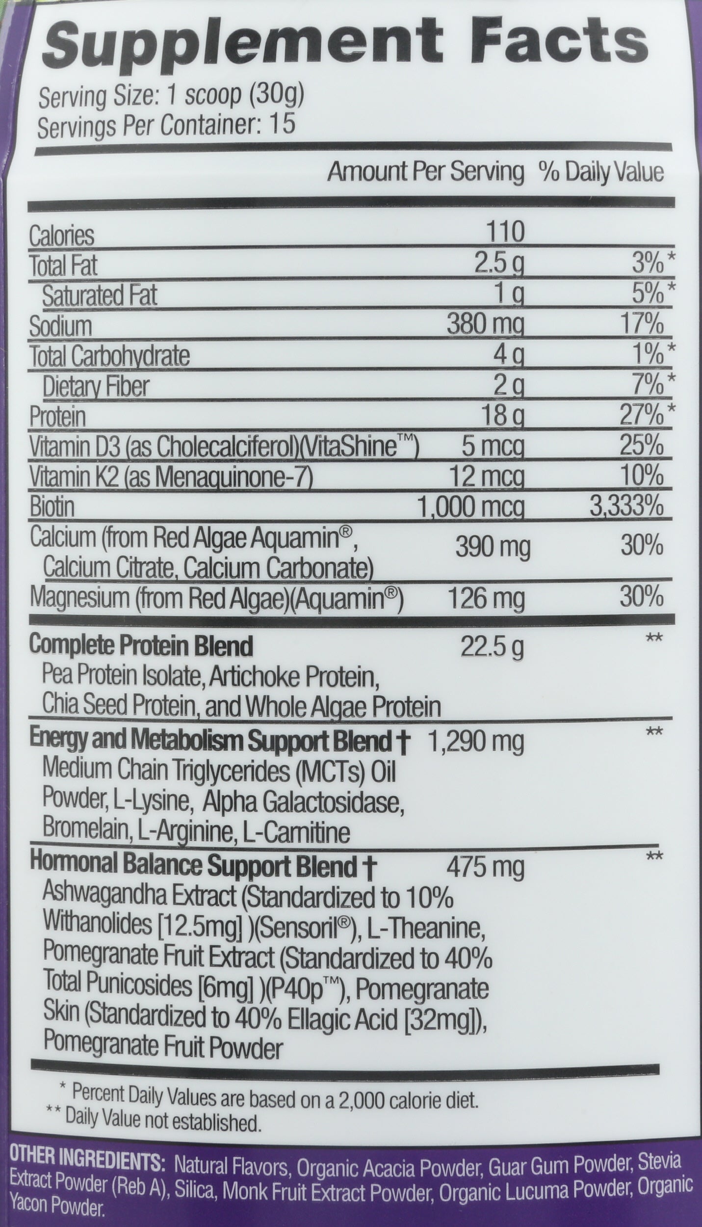 Plant Fusion Inspire for Women 1lb Vanilla