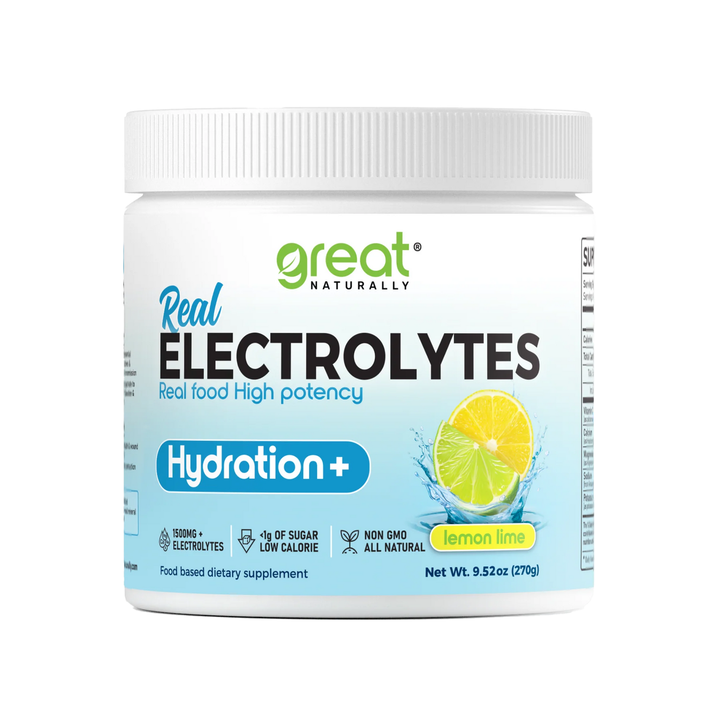 Real Electrolytes Hydration + Lemon Lime