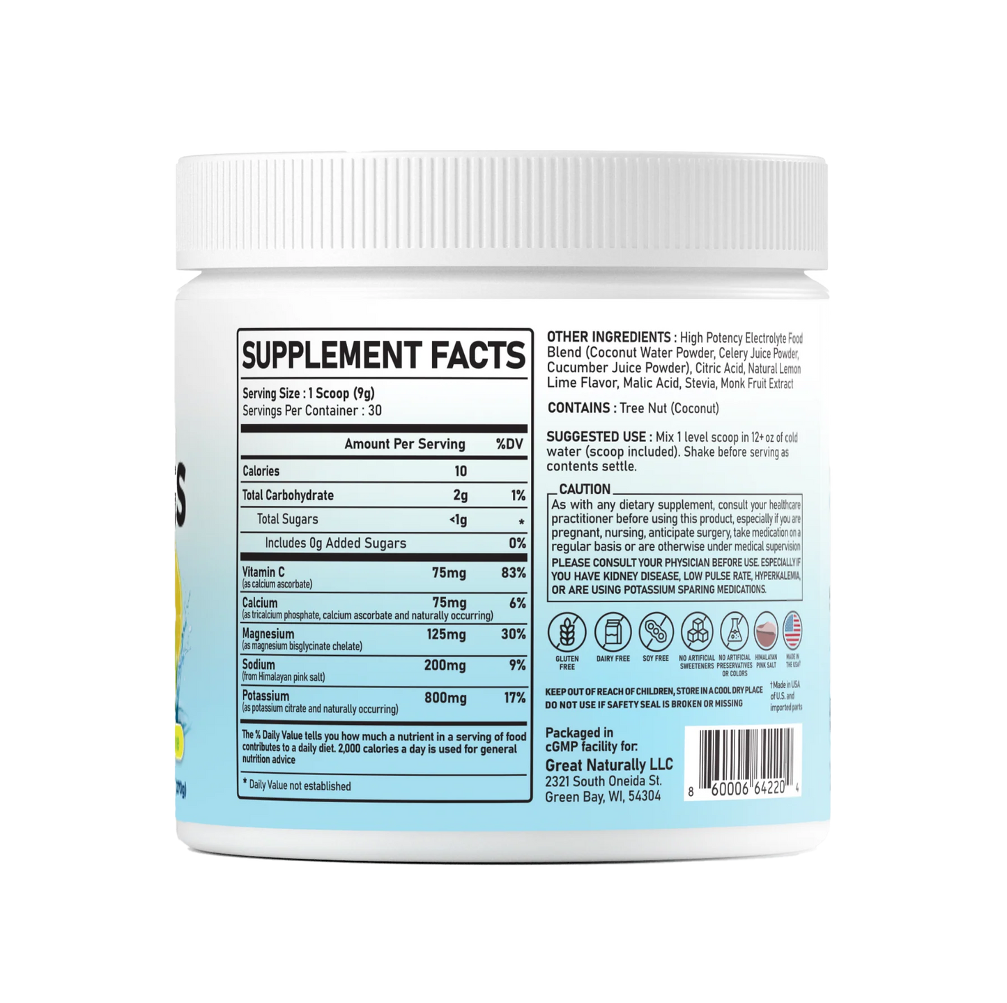 Real Electrolytes Hydration + Lemon Lime