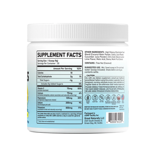 Real Electrolytes Hydration + Lemon Lime