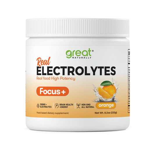 Real Electolytes Focus + Orange 274g