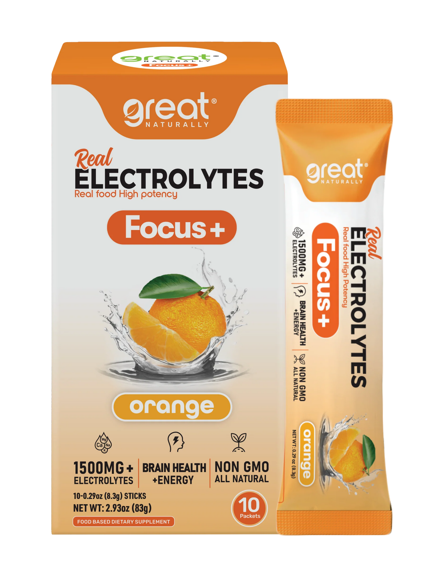Real Electrolytes Focus + Orange Single