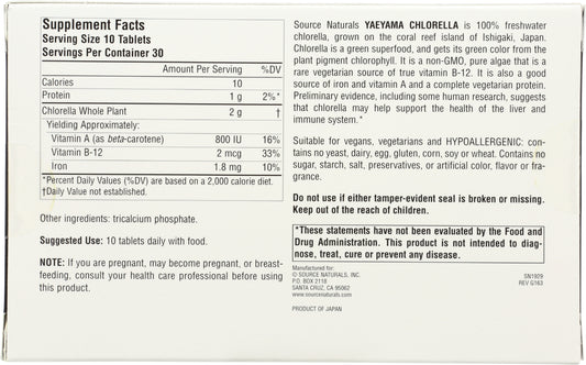 Source Naturals Chlorella 300tb