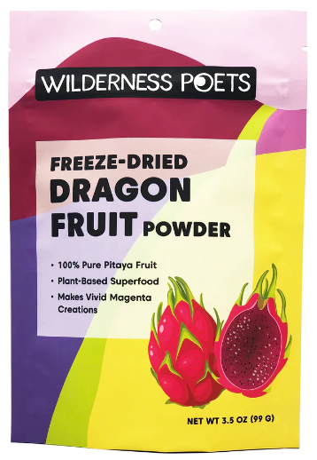 Wilderness Poets Freeze-Dried Dragon Fruit Powder 3.5 oz
