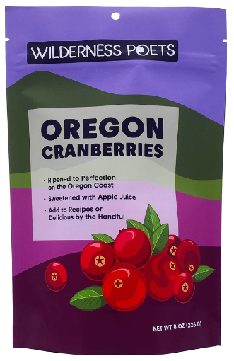 Wilderness Poets Oregon Cranberries 8 oz