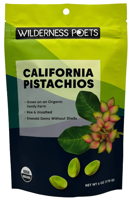 Wilderness Poets California Pistachios 6 oz