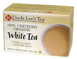 Uncle Lee's Certified Organic White Tea 18 Tea Bags