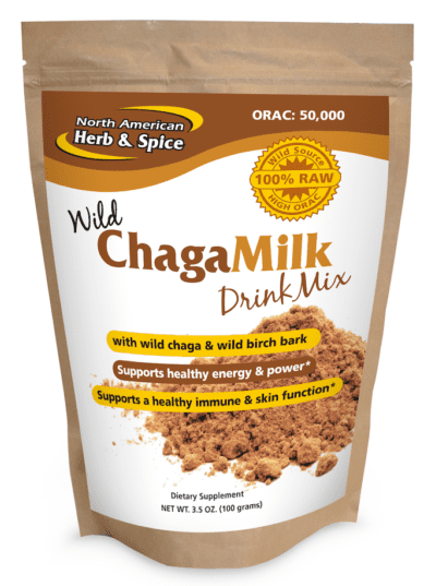 North American Herb & Spice Wild ChagaMilk Drink Mix 100g