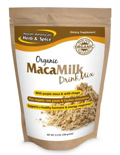 North American Herb & Spice Organic MacaMilk Drink Mix 100g