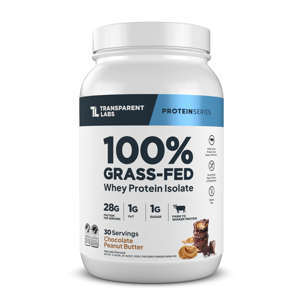 Transparent Labs Whey Chocolate Peanut Butter 2.45lb