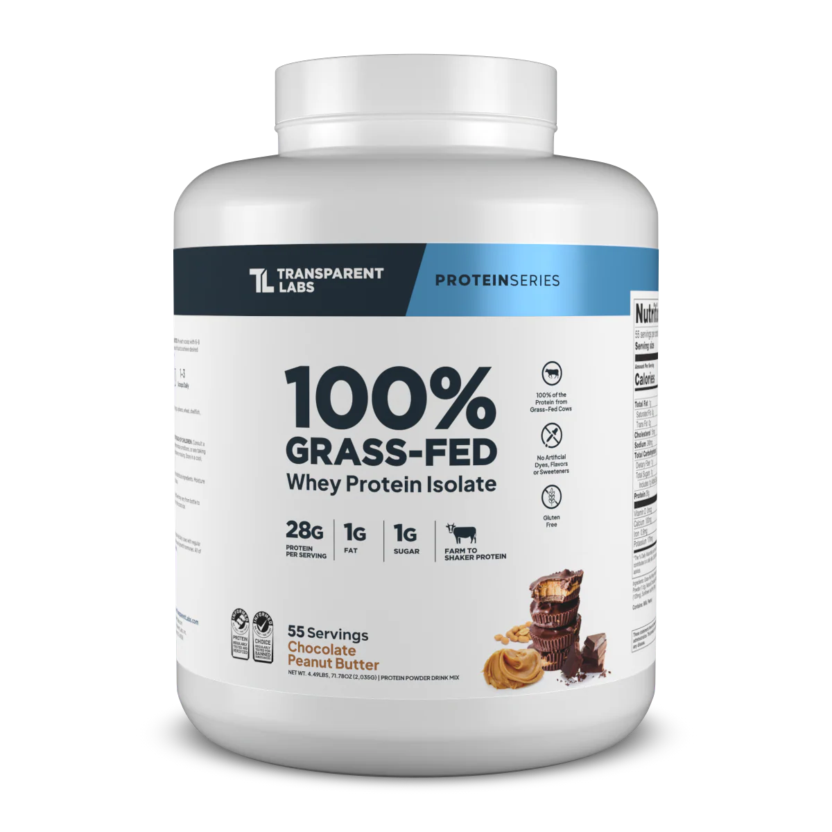 Transparent Labs Chocolate Peanut Butter Whey 4lb