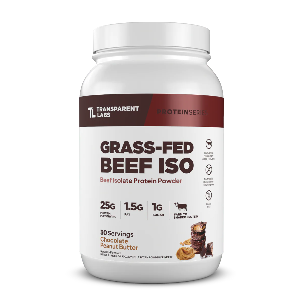 Transparent Labs Grass-Fed Beef Protein Chocolate Peanut Butter