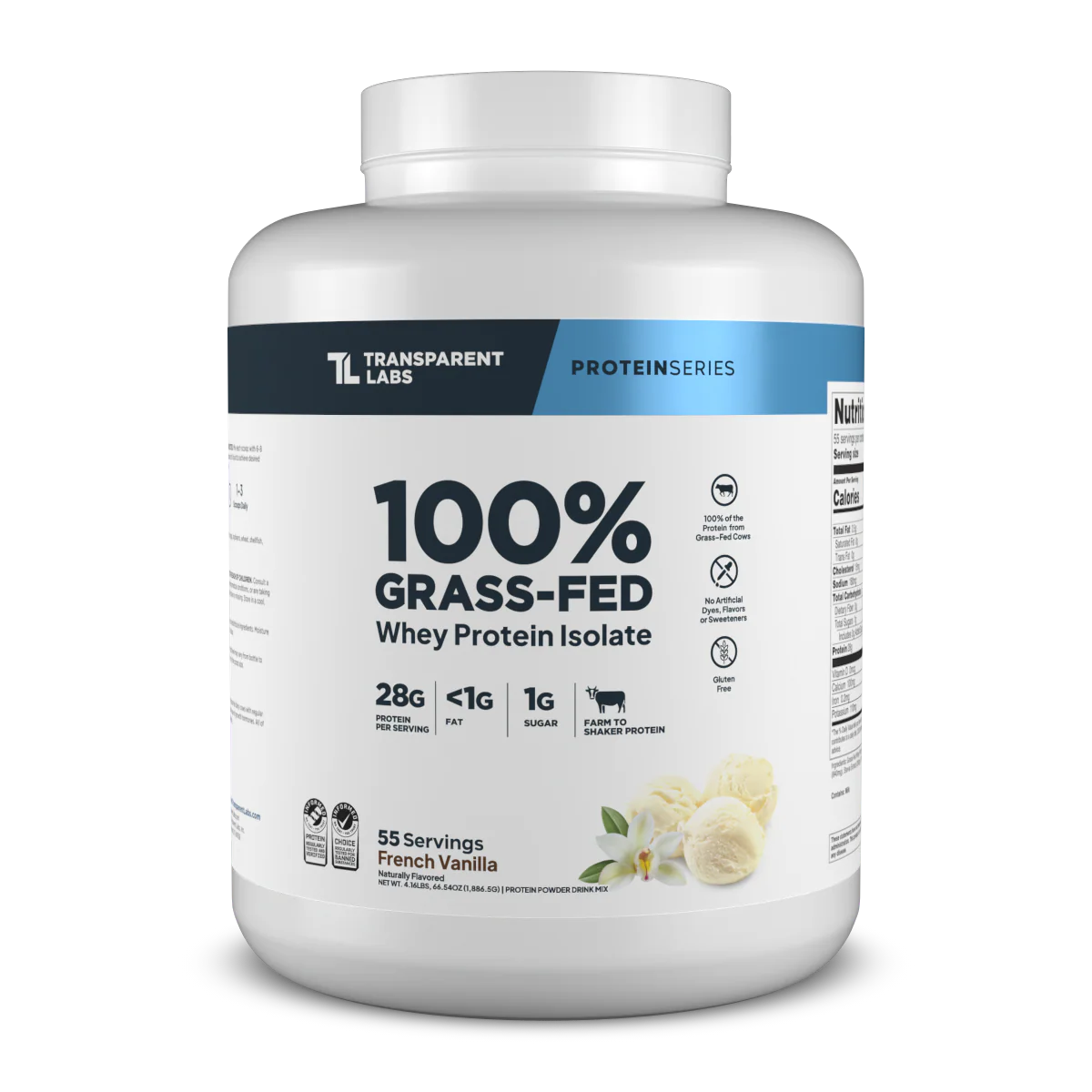 Transparent Labs Whey French Vanilla 4lb